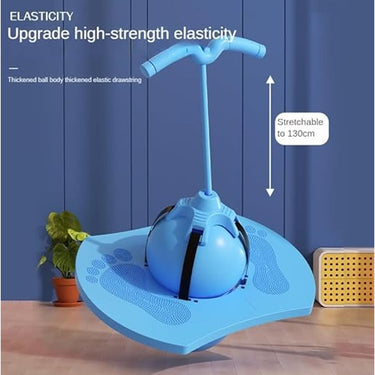 Sports Jumping Fitness Elastic Ball Game - Blue 